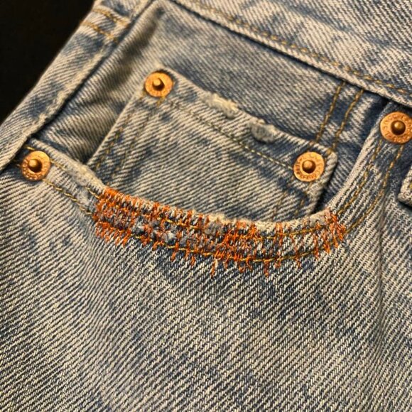 LEVI'S: Vintage 501 90's (150th) Anniversary Edition Jeans (Size: 24x32) NWT - Picture 10 of 13